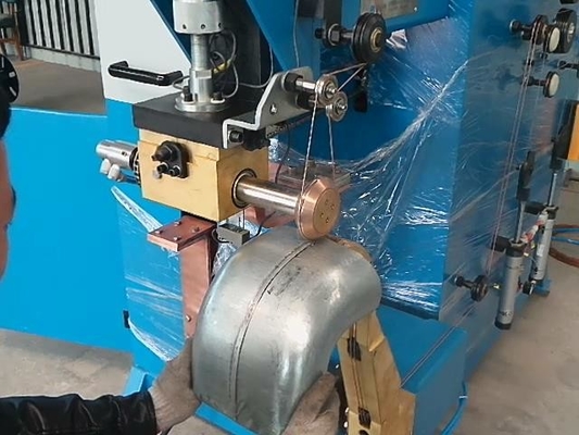 50KVA Seam Welding Equipment Duct Seam Welding Machine Welding Angle 45 90 15 60