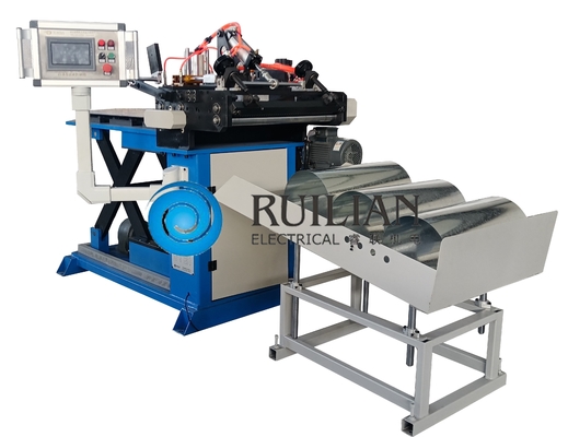 Circle Range 100mm Duct Rolling Machine Air Duct Automatic Rounding Machine 2KVA