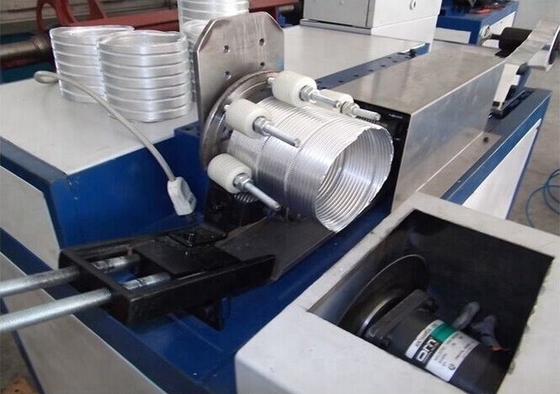 0.4mm Low Carbon Sheet Steel Air Duct Machine 5KVA Working Stroke 50mm