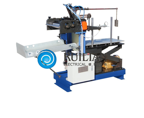 2KVA Tin Plated Sheet Duct Rolling Machine Curling Speed 8m/Min