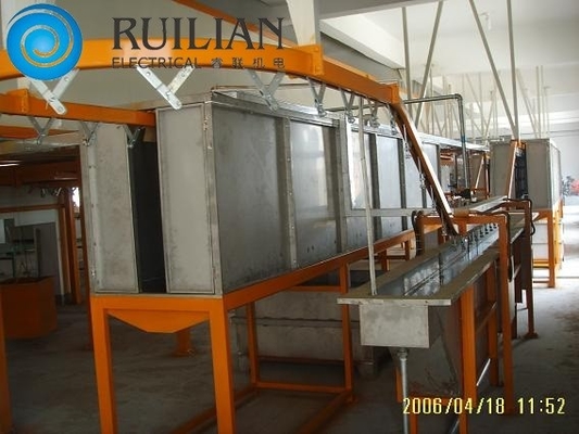 120KW Spray Painting Equipments Suspension Conveying Dipping And Drying Production Line