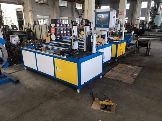 650 Rpm/Min Air Duct Angle Iron Flange Welding Machine 20KVA